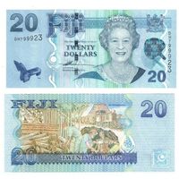 Фиджи 20 долларов образца 2007 года UNC p112