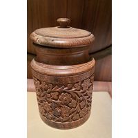 Чайница из массива дуба (ручная работа) 1950-е годы