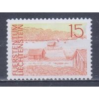 [2431] Лихтенштейн 1972. Ландшафт. MH. 2