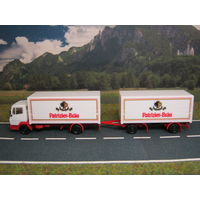 Модель грузового автомобиля Mercedes-Benz (12). Масштаб HO-1:87.
