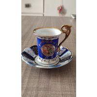 Кофейная пара ГДР позолота