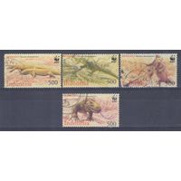 [1828] Индонезия 2000. Фауна.Варан острова Комодо. Гашеная серия.