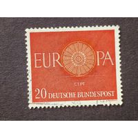 Германия 1960. Европа (C.E.P.T.) 1960 - Колесо