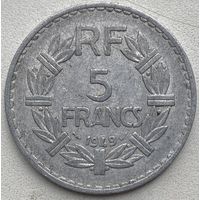 Франция 5 франков 1949 г.