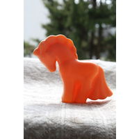 Не частая пластиковая игрушка Лошадка советская без цены