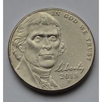 США, 5 центов 2013 г. Р