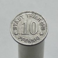 Германия (нотгельды)  10 пфеннигов 1919 Город Трир