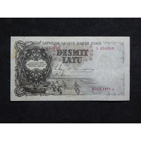 Латвия 10 латов 1937г.