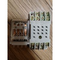 Реле Relpol R15-2014-23-3024 с цоколем GZ-14U, 4PDT контакты, Uобмотки 24V AC, 10A/250В AC