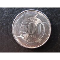 Ливан. 500 ливров. 2000. С 20 копеек. Распродажа коллекции. Смотрите другие лоты.