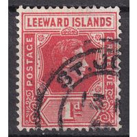 156.BrKCI. Великобритания. Колонии. Подветренные острова. Стандарт. Георг VI. 1938 г. 1P. Mi.#90aI.