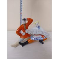 Статуэтка фарфоровая,  Пляскны, СССР