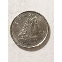 Канада 10 центов 1999