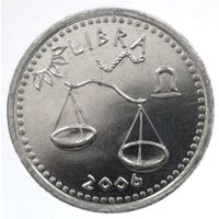 Сомалиленд 10 шиллингов 2006 год "Весы"