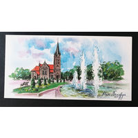 Костёл Воздвижения Креста Господня. Вилейка. Моя Беларусь. Т. Дольская 2018 г. Тираж 3000. Чистая #0253-V2P127