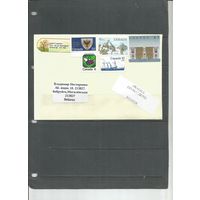 Канада. Конверт прошедший почту Канада-Беларусь. 2018г.