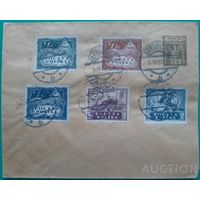 Конверт з марками. Польша. 1921 г.