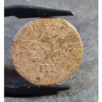 Пруссия 3 гроша 1801 года, редкий год, С РУБЛЯ без м.ц.!