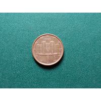 1 евроцент Италия.