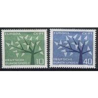 ГЕРМАНИЯ, ФРГ - 1962 [Mi. 383-384]*  чистая МН (DE03)