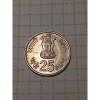 25 пайс Индия 1982 год.