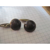 Запонки с натуральными камнями с рубля!