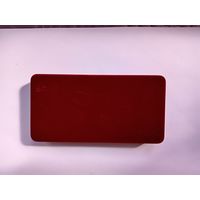 Футляр на 2 монеты Д-46 мм. Б/у. Бордовый.