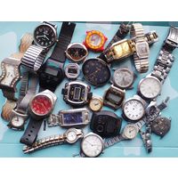 Лот разных часов в коллекцию или на детальки с рубля