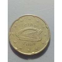 Ирландия 20 центов 2002 года .