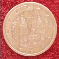 7004: 5 евроцентов 2001 Испания