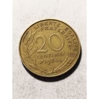 Франция 20 сантим 1964