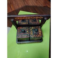 Набор для специй из дерева из СССР.