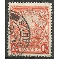 Барбадос. Новые колониальные марки. Аллегория. 1938г. Mi#159.