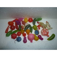 Миниатюрные Ёлочные Игрушки СССР 35 шт