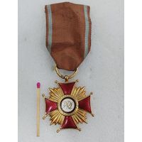 Знак ПНР. За заслуги (золотой). 1 степень
