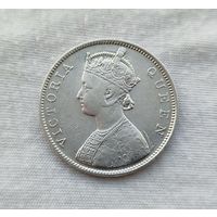 Британская Индия, рупия 1862 г., серебро 0.917, Виктория (1837-1901)