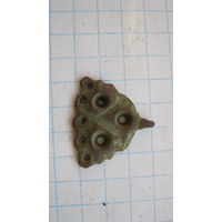 Древняя привеска, серьга. Бронза.