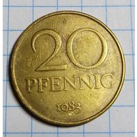 20 пфеннигов 1983 ГДР