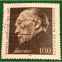 Германия 1992. Первый федеральный канцлер Конрад Аденауэр