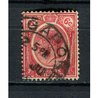 Британские колонии - Стрейтс-Сетлментс - 1921/1927 - Король Георг V 6С - [Mi.166] - 1 марка. Гашеная.  (Лот 27Gx)-T4P25