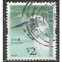 Гонконг. Птицы. Белая цапля. 2006г. Mi#1394.