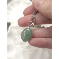 Лот С 1 РУБЛЯ! много лотов! Кулон из натурального камня - зелёный авантюрин