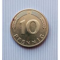 10 пфеннигов 1992 года(А) Федеративная республика.