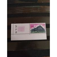 1977 Франция служебная для Совета Европы архитектура чистая клей MNH** с купоном (4-3)