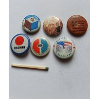 Знак  значок СССР  разные 6 шт.