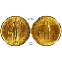 2,5 доллара 1926 г. 150 лет независимости Америки. США. NGC MS 63. Золото. КМ# 161