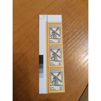 2000 Беларусь сцепка с интересным полем листа чистые MNH** архитектура мельница (3-4)