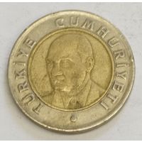 Турция 1 лира 2005