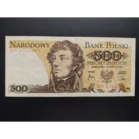 Польша. 500 злотых (образца 1982 года, P145d)