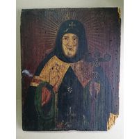 Икона на доске  "Святой Митрофан". Примерно 18, начало 19 века.